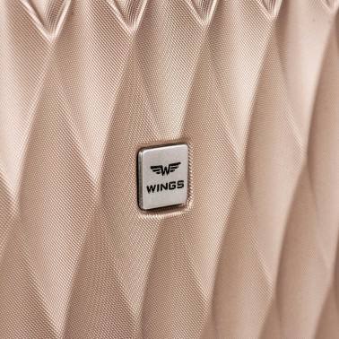 Walizka twarda średnia Wings ABS WHITE EAGLE 63 l