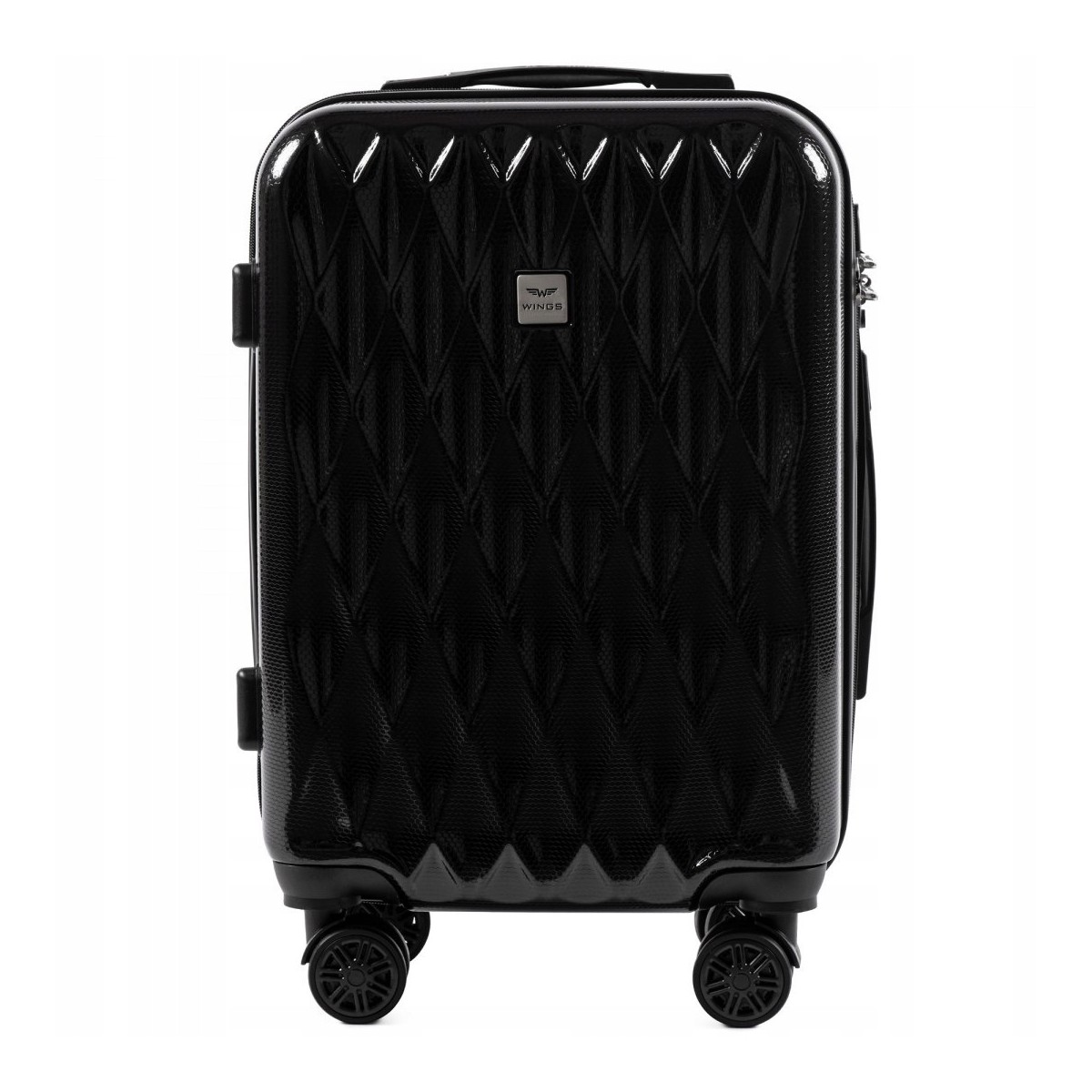WALIZKA TURYSTYCZNA PC190 M BLACK POLICARBON