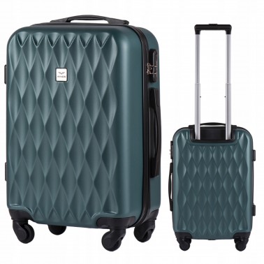 Walizka twarda kabinowa Wings ABS White Eagle 38 l