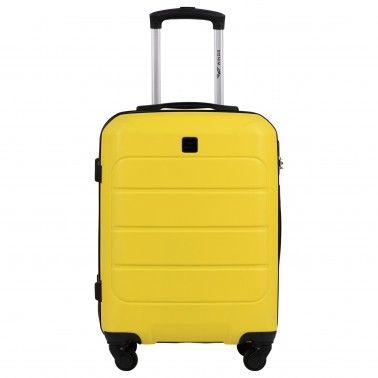 Wings Walizka twarda kabinowa ABS GAN01-S-YELLOW 38 l