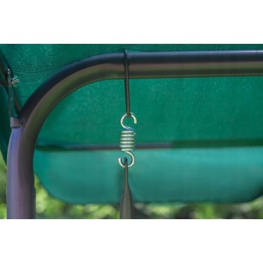 Huśtawka ogrodowa WZMACNIANA RELAX COMFORT zielona