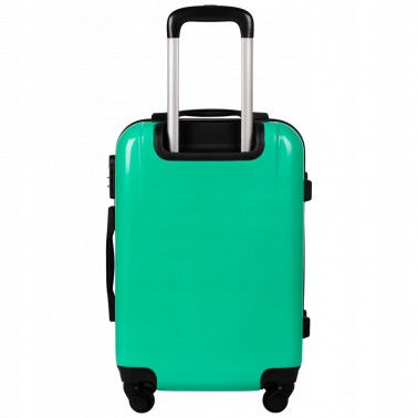 Wings twarda POJEMNA kabinowa WALIZKA dziecięca KD-01 S GREEN