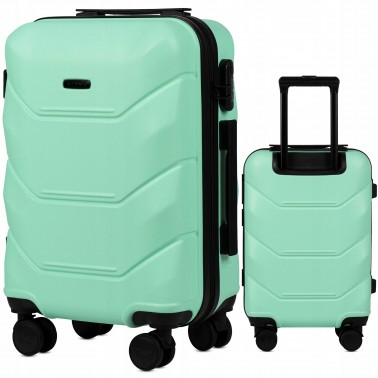 Walizka WINGS kabinowa 148-S-L.GREEN 55 x 37 x 23cm 36 l ABS