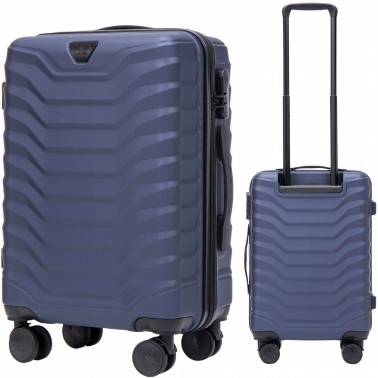 Wings Walizka twarda kabinowa ABS PEA01-S-BLUE 38 l