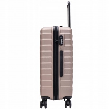 Walizka WINGS twarda średnia ABS PEA01-M-CHAMPAGNE 63 l