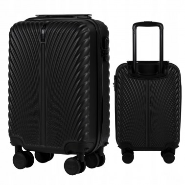 Walizka twarda kabinowa mała ABS SN120 XS BLACK 28 l