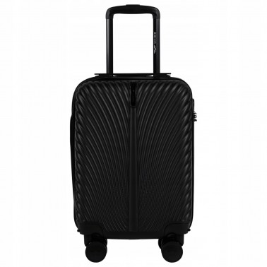 Walizka twarda kabinowa mała ABS SN120 XS BLACK 28 l