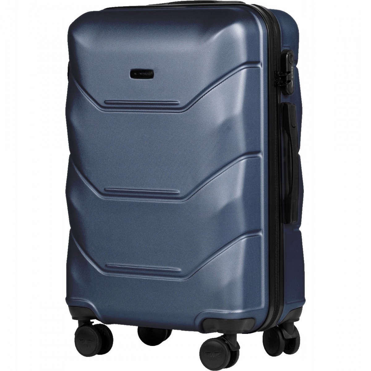 Walizka WINGS twarda średnia ABS 148 M BLUE 63 l