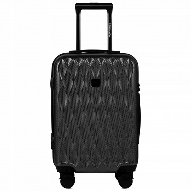 Walizka KABINOWA bagaż PODRĘCZNY PC190 S DARK GREY policarbon