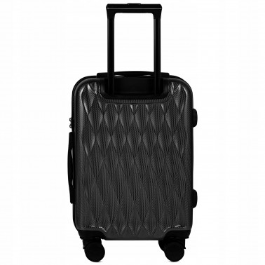 Walizka KABINOWA bagaż PODRĘCZNY PC190 S DARK GREY policarbon