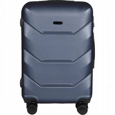 Walizka WINGS twarda średnia ABS 148 M BLUE 63 l