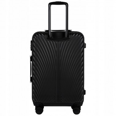 Walizka twarda średnia ABS SN120 M BLACK 63 l