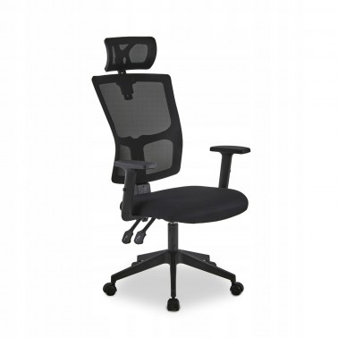 Ergonomiczny fotel ETNA PREMIUM z zagłówkiem Wygodny Regulowany