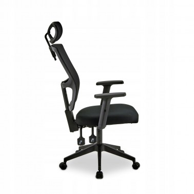 Ergonomiczny fotel ETNA PREMIUM z zagłówkiem Wygodny Regulowany