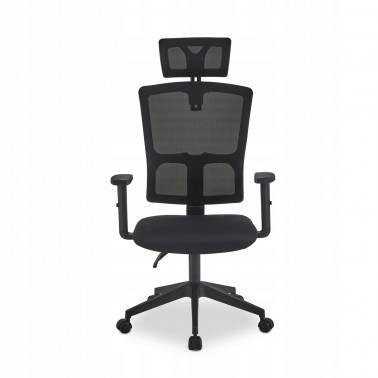 Ergonomiczny fotel ETNA PREMIUM z zagłówkiem Wygodny Regulowany