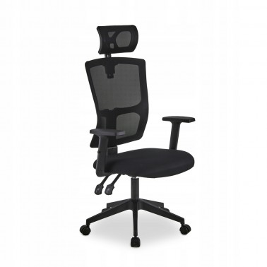 Ergonomiczny fotel ETNA PREMIUM z zagłówkiem Wygodny Regulowany