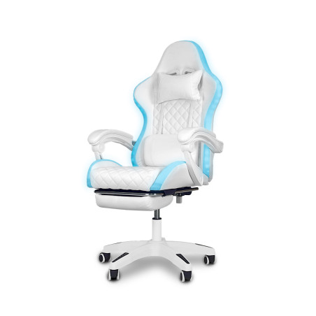 Fotel gamingowy, obrotowy, do biura, salonu SPARTA BIAŁY