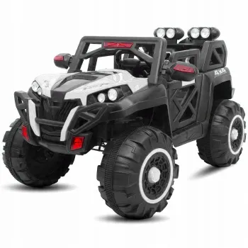 AUTO BUGGY PERFORMANCE WHITE NA AKUMULATOR, MOCNY, BEZPIECZNY