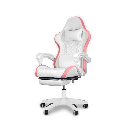 Fotel gamingowy, obrotowy, do biura, salonu SPARTA BIAŁY
