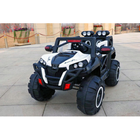 AUTO BUGGY PERFORMANCE WHITE NA AKUMULATOR, MOCNY, BEZPIECZNY