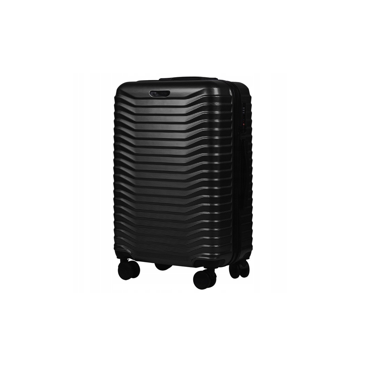 Walizka twarda duża Wings poliwęglan (polikarbonat) PC140 L BLACK 97 l