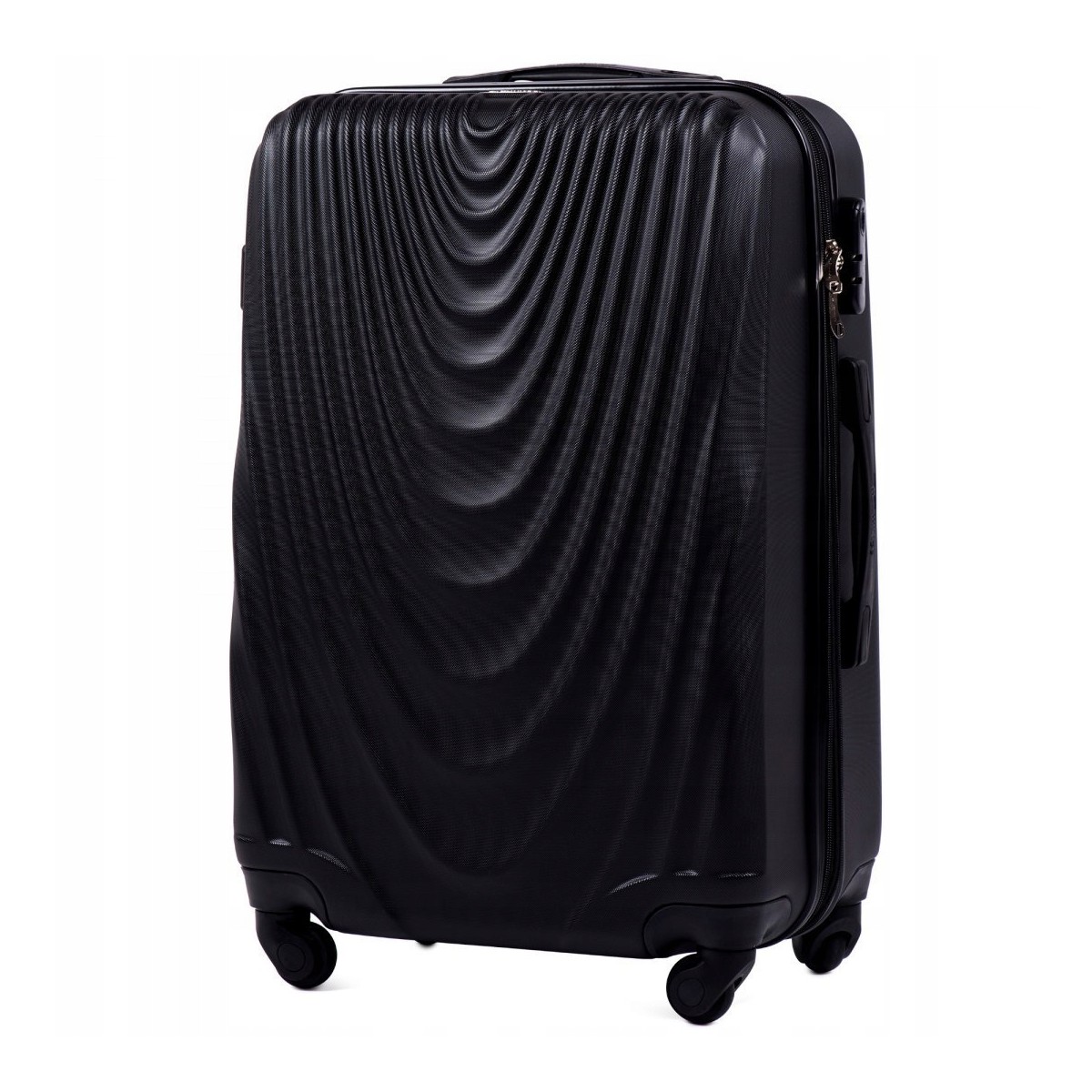 Średnia walizka podróżna Wings M, Black
