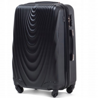 Średnia walizka podróżna Wings M, Black