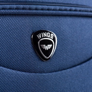 6802, Średnia walizka podróżna Wings 2 koła M, Bla