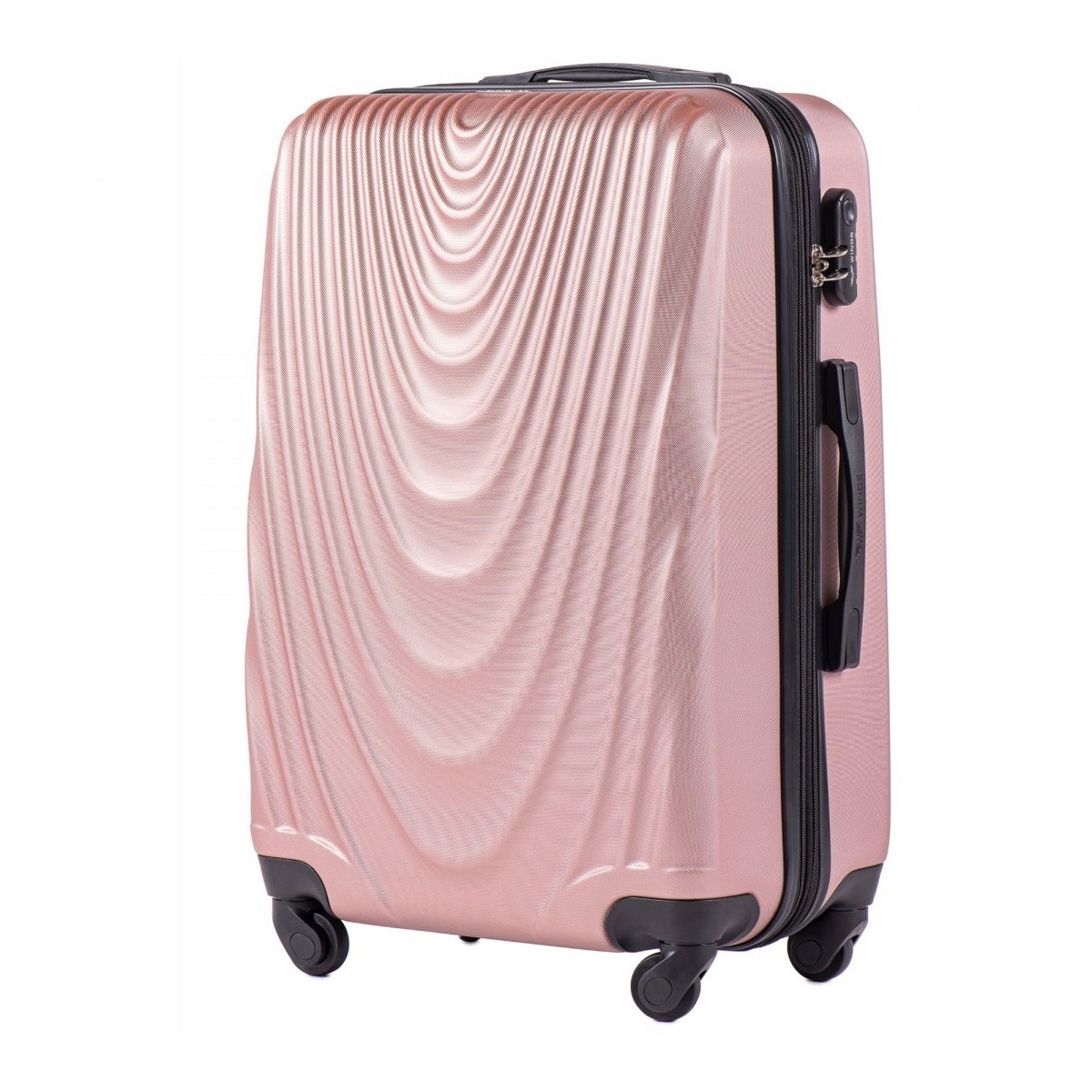 304, Średnia walizka podróżna Wings M, Rose gold