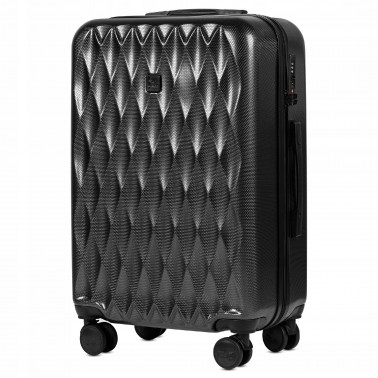 Walizka twarda średnia poliwęglan (polikarbonat) PC190 M DARK GREY 63 l