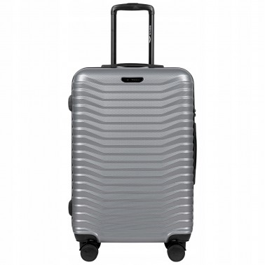 Walizka twarda średnia poliwęglan (polikarbonat) PC140 M SILVER 63 l