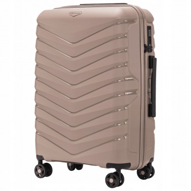 Walizka wings twarda średnia polipropylen PHX01 M CHAMPAGNE 63 l