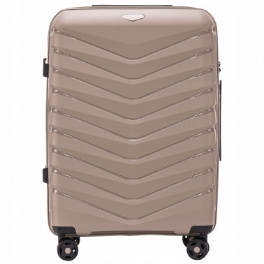 Walizka wings twarda średnia polipropylen PHX01 M CHAMPAGNE 63 l