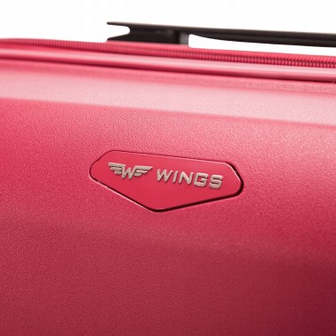 Walizka WINGS twarda średnia polipropylen PHX01 M BROWN 63 l