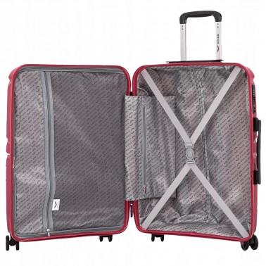 Walizka wings twarda średnia polipropylen PHX01 M CHAMPAGNE 63 l