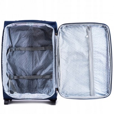 6802, Walizka kabinowa Wings 2 koła S, Black