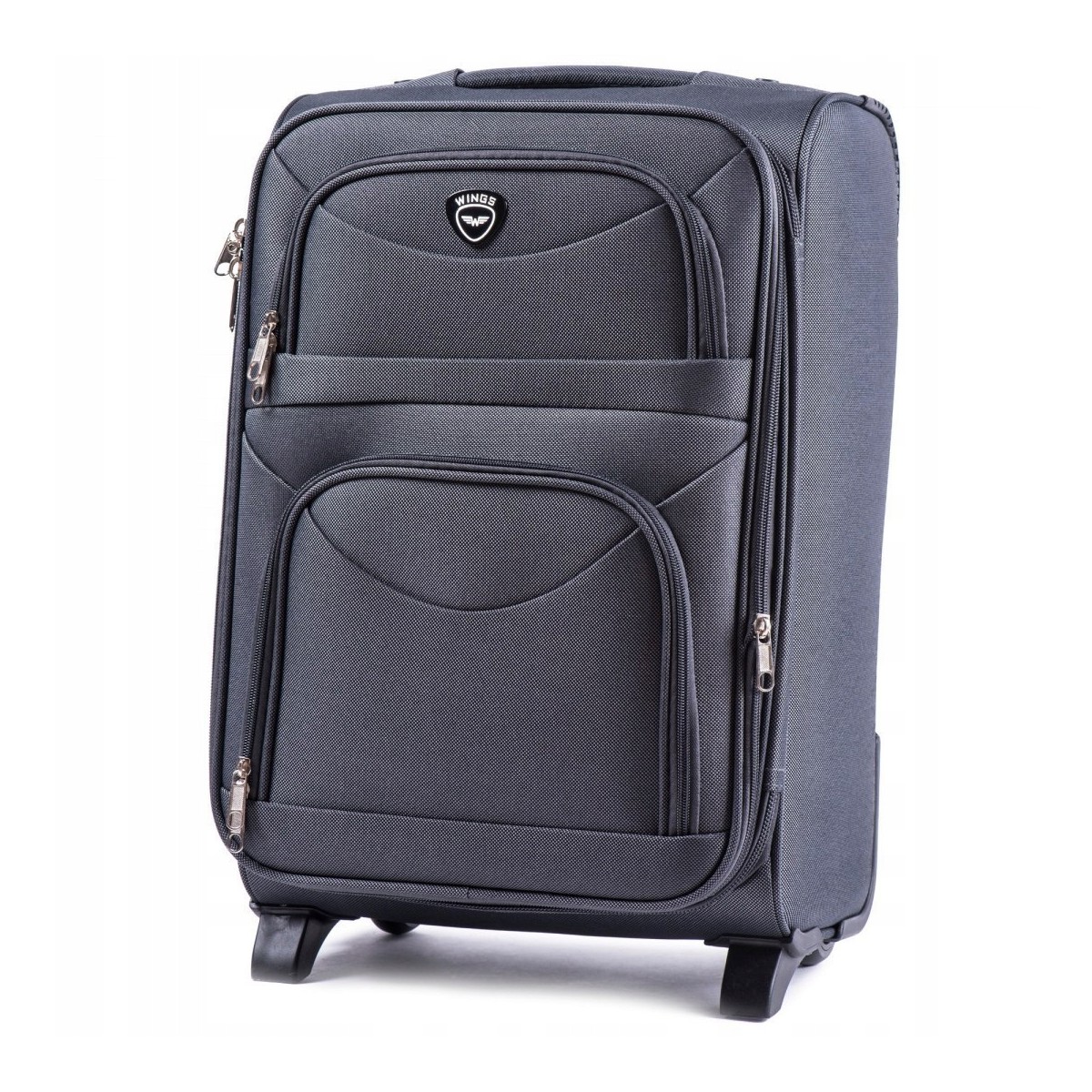 6802, Walizka kabinowa Wings 2 koła S, Dark grey