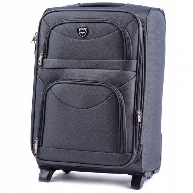 6802, Walizka kabinowa Wings 2 koła S, Dark grey