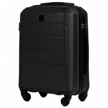 Wings Walizka twarda kabinowa ABS GAN01-S-BLACK 38L