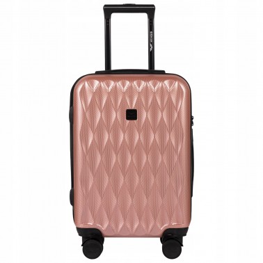 Walizka WINGS twarda kabinowa poliwęglan (polikarbonat) PC190 S PINK 38 l
