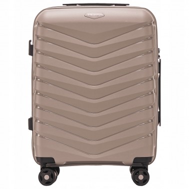 Walizka WINGS twarda kabinowa polipropylen PHX01 S CHAMPAGNE 38 l