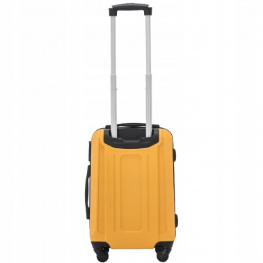 Walizka WINGS twarda kabinowa ABS KST01 S YELLOW 38 l