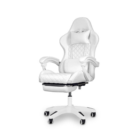 Fotel gamingowy, obrotowy, do biura, salonu SPARTA BIAŁY