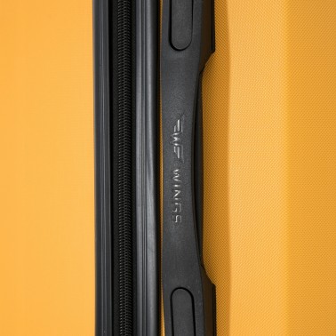 Walizka WINGS twarda kabinowa ABS KST01 S BLACK 38 l