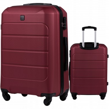 WINGS ŚREDNIA WALIZKA PODRÓŻNA TWARDA 63L GAN01-M-MAROON