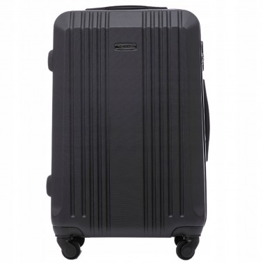 WALIZKA WINGS ŚREDNIA 24" 63l ABS 4 KOŁA KST01 M BLACK