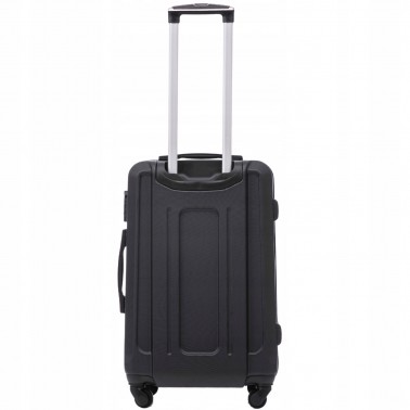 WALIZKA WINGS ŚREDNIA 24" 63l ABS 4 KOŁA KST01 M BLACK