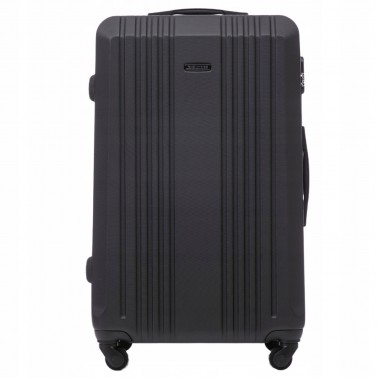 Walizka WINGS twarda duża ABS KST01 L BLACK 97 l