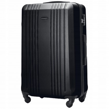 Walizka WINGS twarda duża ABS KST01 L DARK GREY 97 l