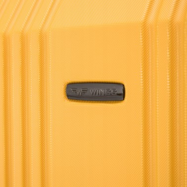 Walizka WINGS twarda duża ABS KST01 L YELLOW 97 l